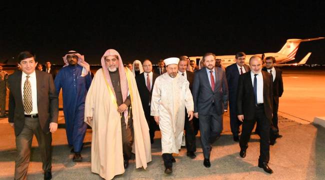 Diyanet İşleri Başkanı Erbaş Riyad’da
