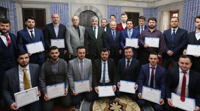 "Ezanı Güzel Okuma" Kursunu Tamamlayanlara Sertifika