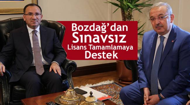 Genel Başkan BAYRAKTUTAR dan Bakan BOZDAĞ'a Ziyaret