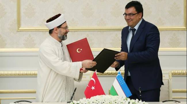 Başkan Ali Erbaş Özbekistan'da