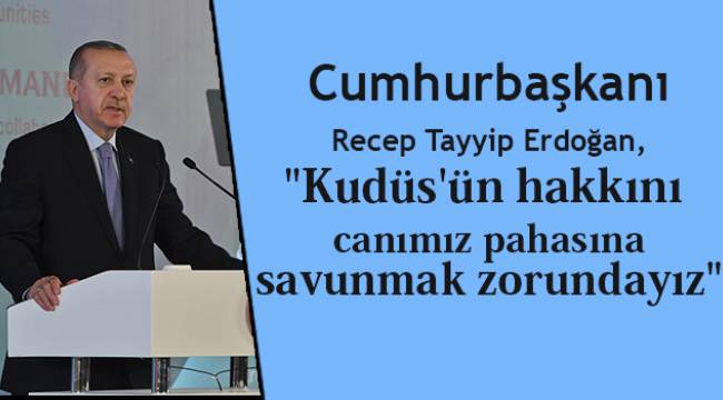 Cumhurbaşkanı ERDOĞAN,"Dünya Müslüman Azınlıklar Zirvesi"ne katıldı.