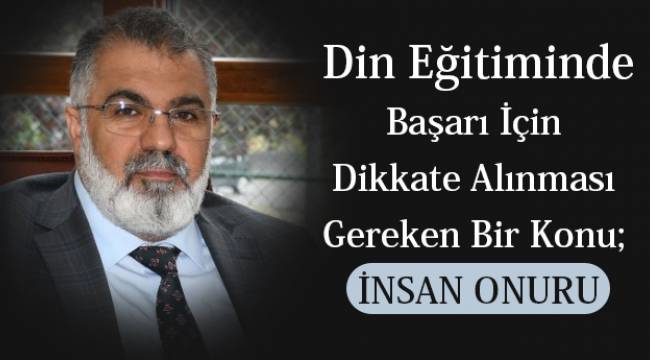 Din Eğitiminde İnsan Onuru
