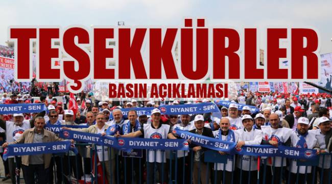 Diyanet-Sen den Açıklama