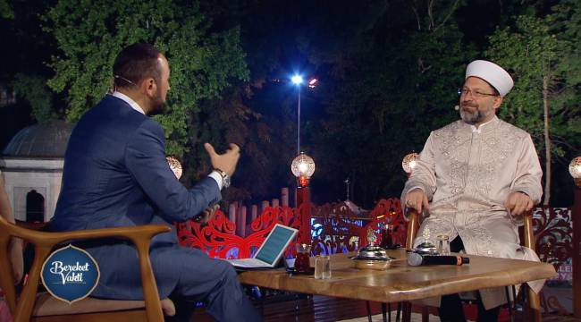 Diyanet Tv’nin ilk konuğu Ali ERBAŞ oldu