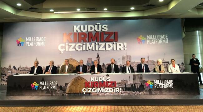 Milli İrade Platformu'ndan Filistin çağrısı