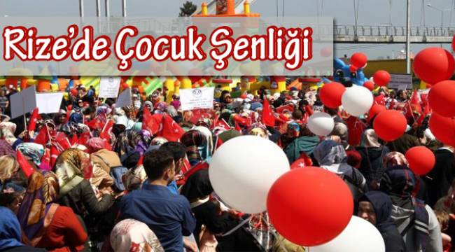 Rize de Çocuk Şenliği