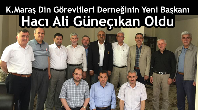 Din Görevlileri Derneğinin Yeni Başkanı Hacı Ali Güneçıkan Oldu