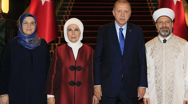  Erbaş, Cumhurbaşkanı Erdoğan’ın verdiği iftara katıldı