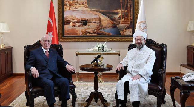 TBMM Başkanı Kahraman’dan Diyanet’e veda ziyareti