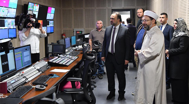 Erbaş; "Diyanet TV olarak faaliyetlerimize devam edeceğiz
