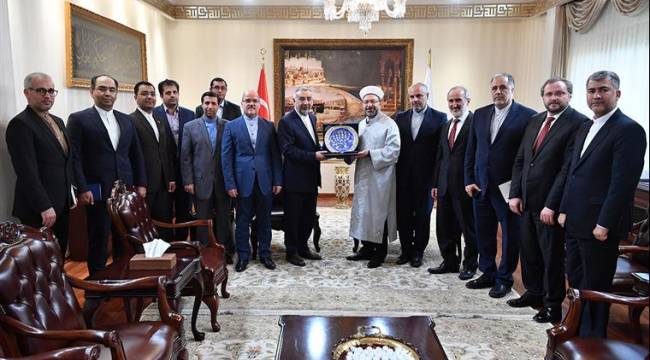 Başkan Erbaş, İran Ankara Büyükelçisini kabul etti