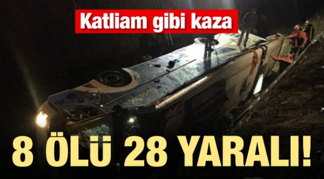 Afyon da Katliam gibi kaza