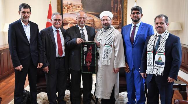 Erbaş;“Filistin, her birimizin yüreğinin bir parçasıdır”
