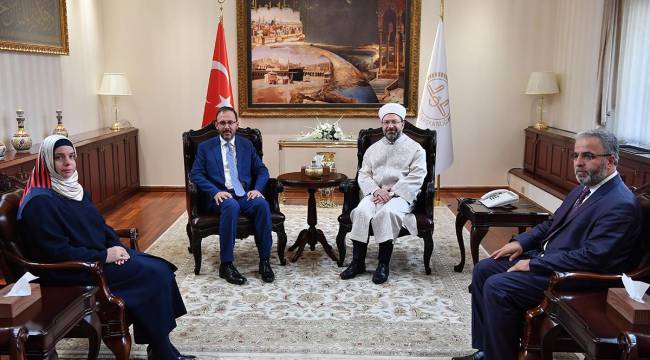 Bakan Kasapoğlu'ndan Başkan Erbaş'a ziyaret