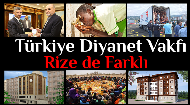 Türkiye Diyanet Vakfı Rize'de Farklı