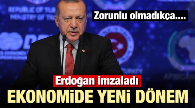 Ekonomide yeni dönem