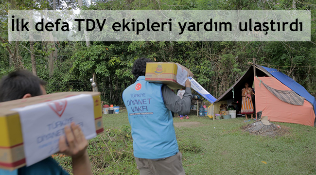 Türkiye Diyanet Vakfından Endonezya'ya insani yardım