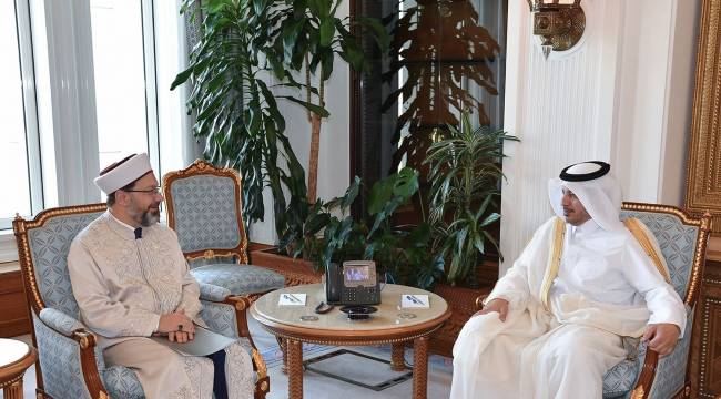 Diyanet İşleri Başkanı Erbaş, Katar’da