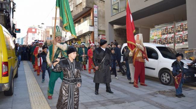 Giresun da Mevlid-i Nebi Haftası yürüyüşü