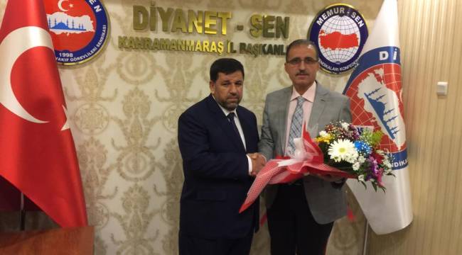 K.Maraş Diyanet-Sen'de Devir Teslim Yapıldı