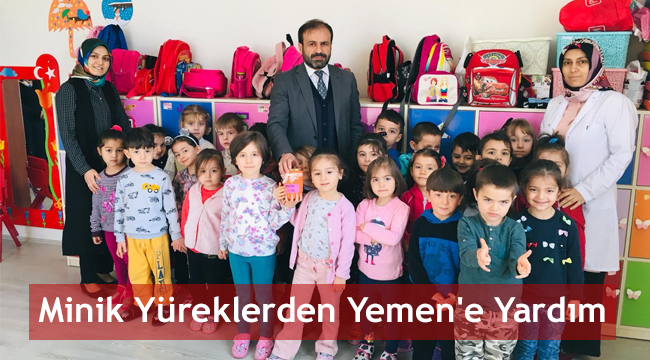 Minik yüreklerden Yemen'e Yardım