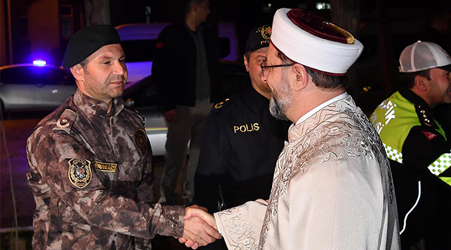  Erbaş, Özel Harekat ve Çevik Kuvvet şubelerini ziyaret etti