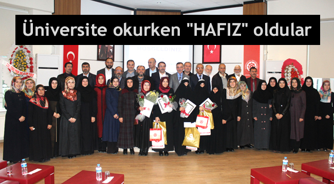 Üniversite okurken Hafız oldular