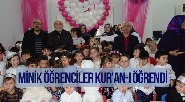 4-6 yaş grubu Kur’an kursunda dönem sonu programı