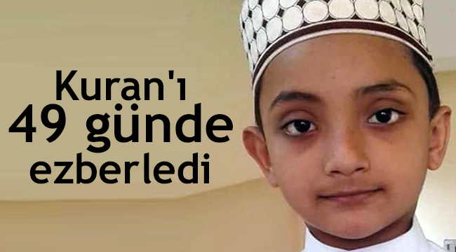 Bangladeşli 8 yaşındaki Mahmut, Kuran'ı 49 günde ezberledi