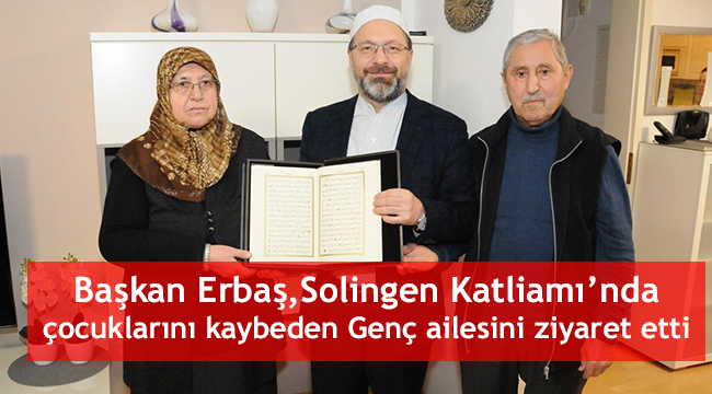 Başkan  Erbaşdan Genç Ailesine Ziyaret