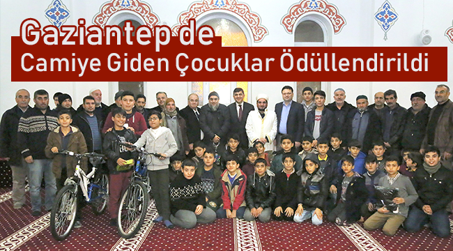Camiye Giden Çocuklar Ödüllendirildi