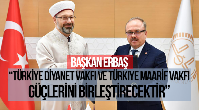 Diyanet ile TMV arasında  iş birliği protokolü imzalandı.
