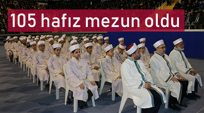 Malatya da 105 hafız mezun oldu