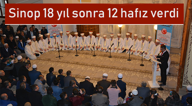 Sinop da 18 yıl sonra gelen mutluluk