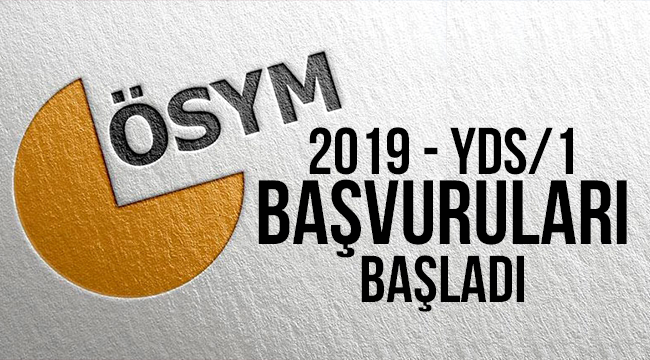YDS/1 başvuruları başladı