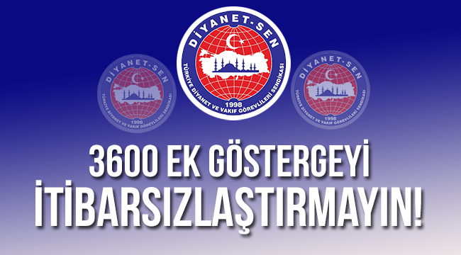 Diyanet-Sen Genel Merkezinden Basın Açıklaması
