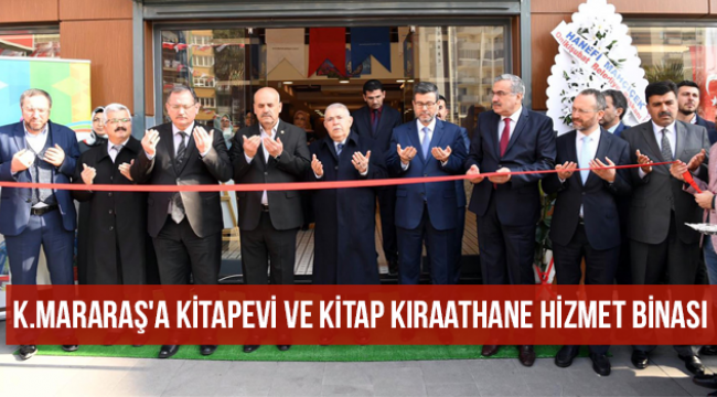 K.Mararaş'a Kitapevi ve Kitap Kıraathane hizmet binası