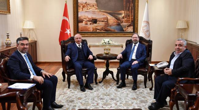 Rektör Durmuş'tan Başkan Erbaş'a ziyaret