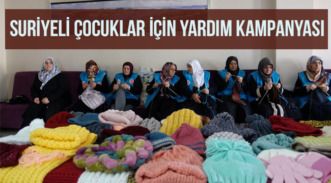 Suriyeli çocuklar için yardım kampanyası