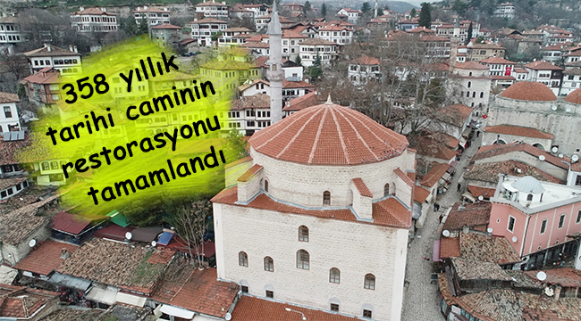 358 yıllık tarihi caminin restorasyonu tamamlandı