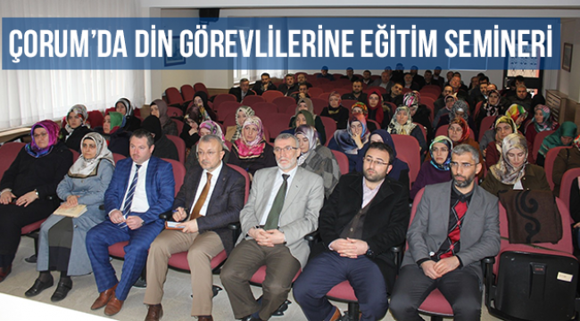 Din görevlilerine eğitim seminerİ