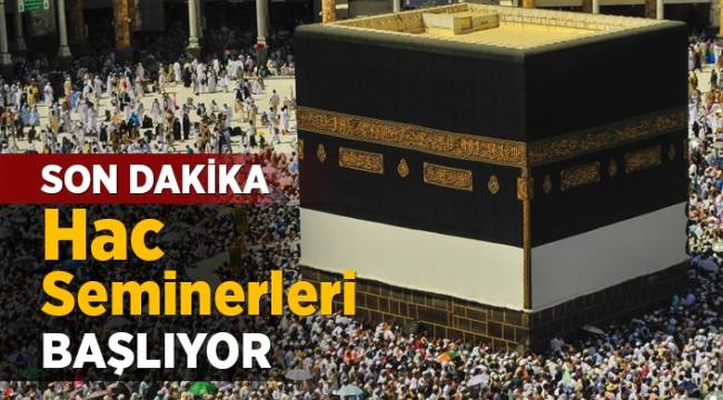 Hac deneyimi olmayan din görevlilerine seminer