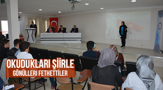 Okudukları Şiirle Gönülleri Fethettiler