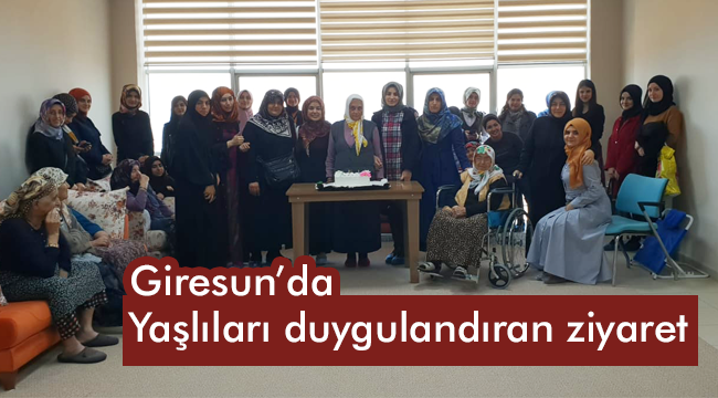 Yaşlıları duygulandıran ziyaret