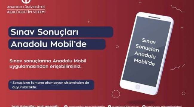 AOF Sınav sonuçları açıklandı!