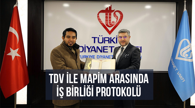 TDV ile MAPİM arasında iş birliği protokolü