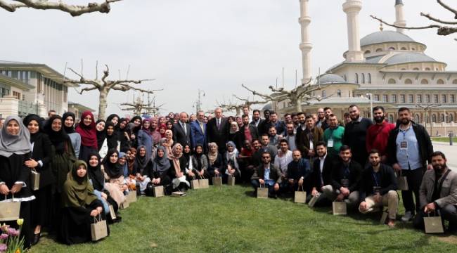 UİP öğrencileri Cumhurbaşkanı Erdoğan’la buluştu