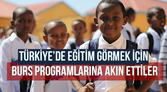Uluslararası öğrenciler burs programlarına akın ettiler
