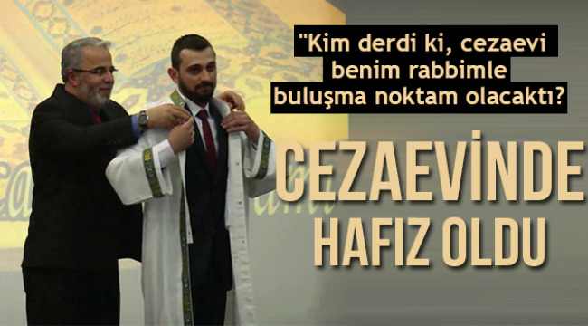 Cezaevinde "Hafızlık İcazet Merasimi" 