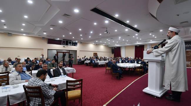 Erbaş,Konya'da sanayici ve iş insanlarıyla buluştu